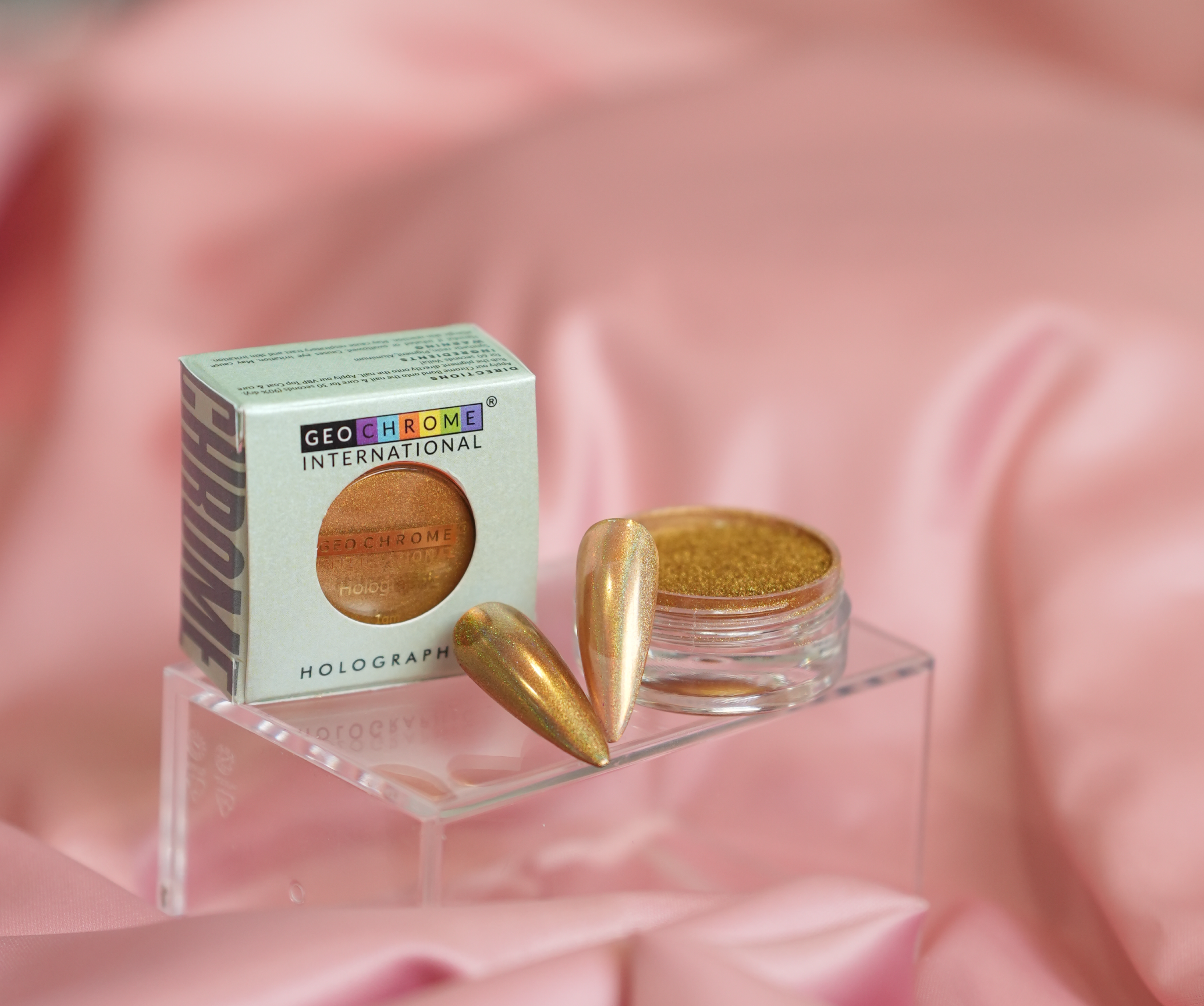 Holographic Chrome – Golden Miraj